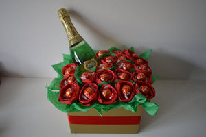 Chocolate Roses & Lindt Bouquet - Moscato
