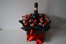 Red Wine Lindt & Hearts Bouquet