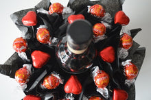 Red Wine Lindt & Hearts Bouquet