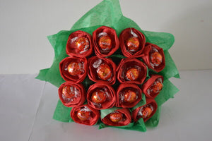 Chocolate Roses & Lindt Bouquet - Flower